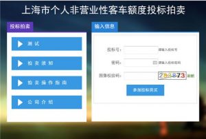 国拍车牌竞拍系统